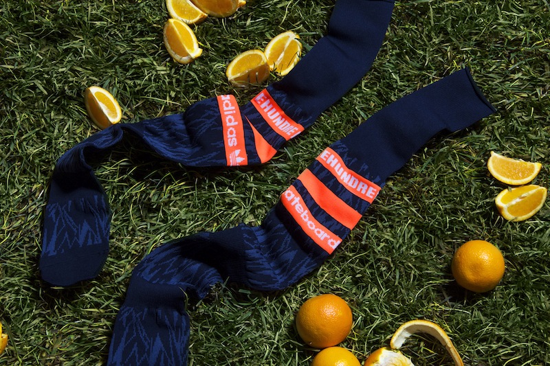 The HundredsXadidasskateboarding-OrangeCrush-Socks